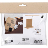 Creativ company mini hobby set impression mousse, carte avec pigeons, beige, 1 boîte