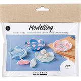 Creativ company mini hobby set sculpture, bols, bleu pastel, rose clair, 1 boîte