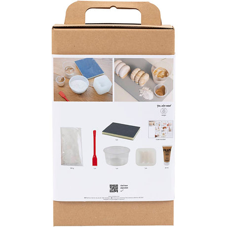 Creativ company hobby set résine coulée, figurine, beige, blanc cassé, 1 boîte