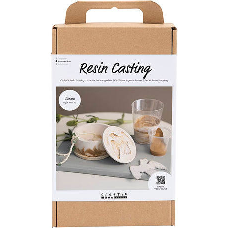 Société créative https : www.ccobby.nl hobbyset-resin-casting-pot-with-lid-beige-off-white-1-box