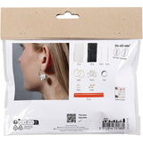 Creativ company mini hobby set bijoux, boucles d'oreilles, noir, blanc, 1 boîte