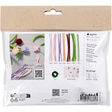 Creativ company mini kit de loisirs fleurs en fil chenille, tulipes, différentes couleurs, 1 boîte