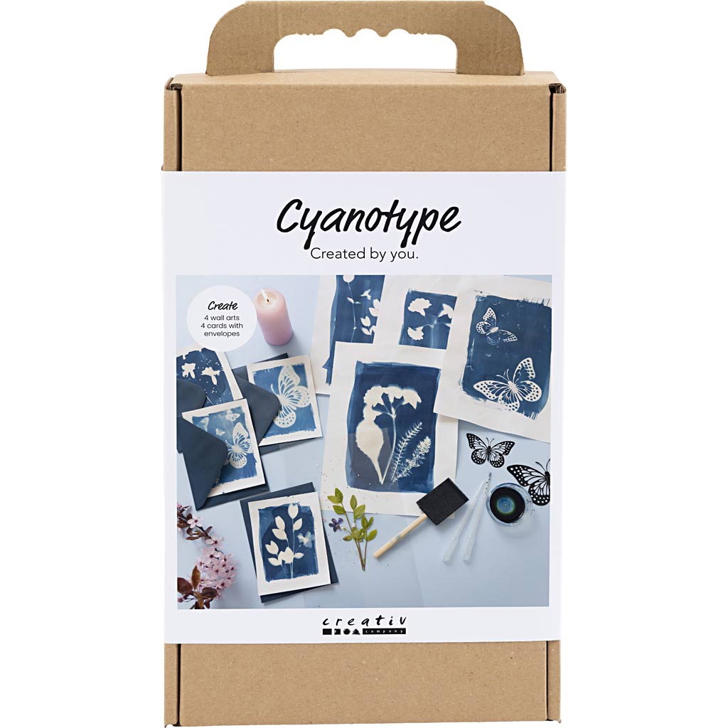 Creativ company hobby set cyanotype, bleu, 1 boîte