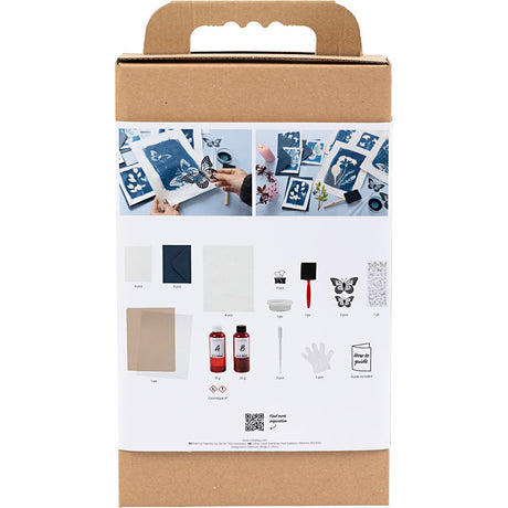 Creativ company hobby set cyanotype, bleu, 1 boîte