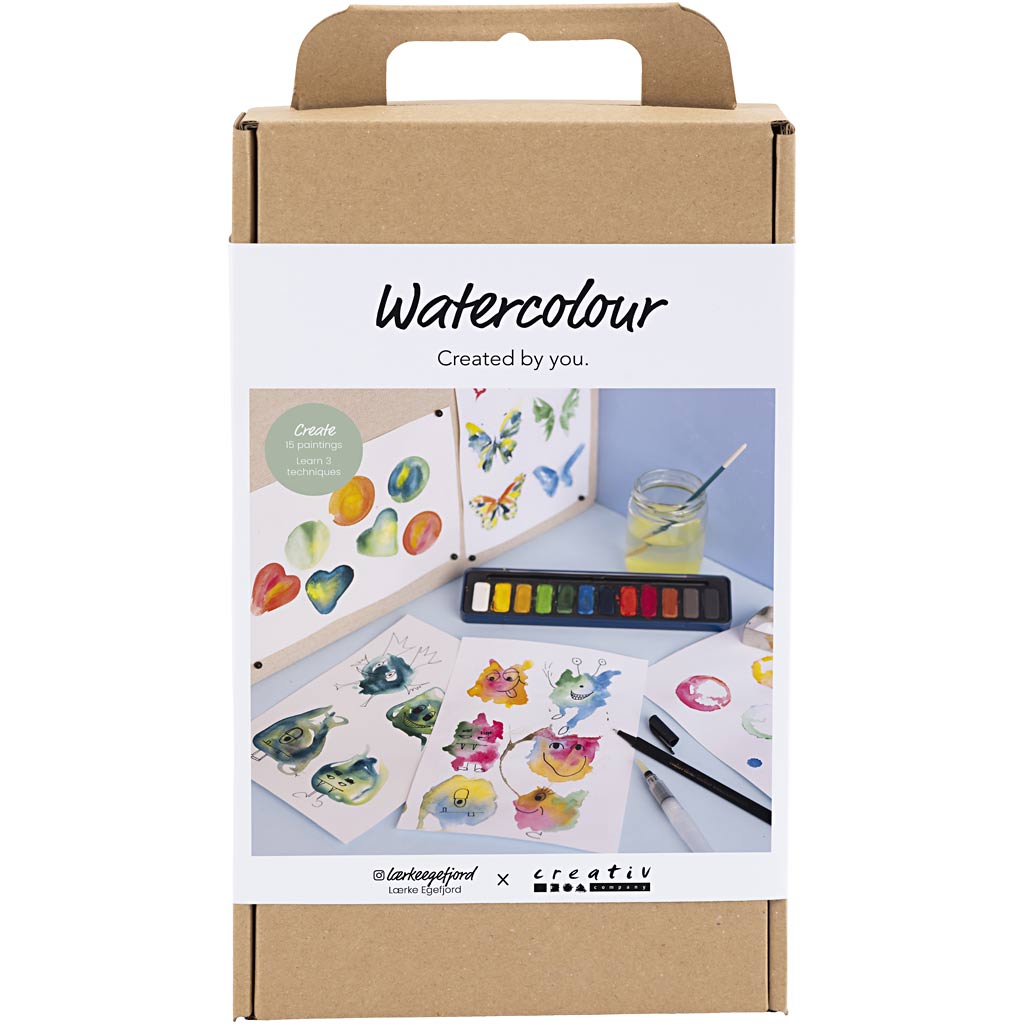 Creativ company hobby set aquarelle, 1 boîte