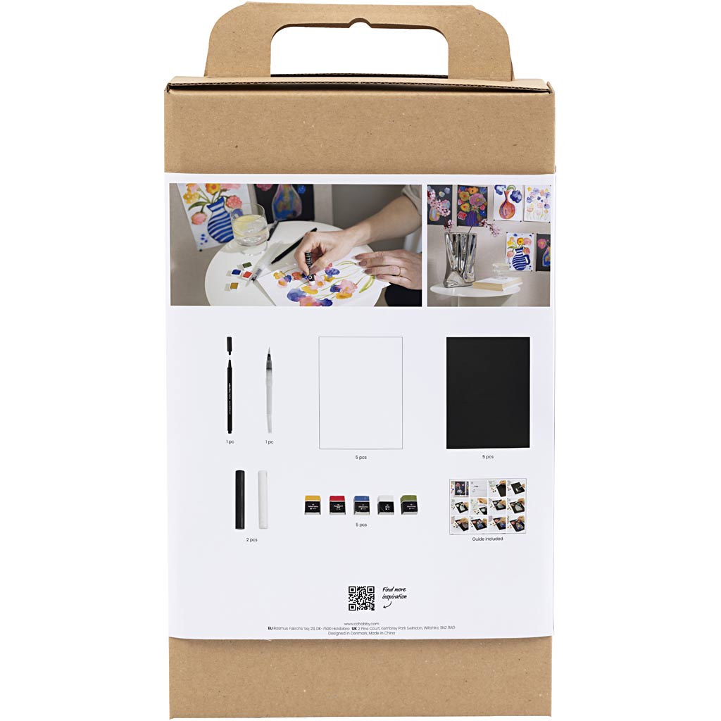 Creativ company hobby set aquarelle différentes couleurs