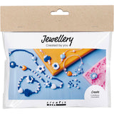 Creativ company mini hobby set bijoux, fleurs, différentes couleurs, 1 boîte