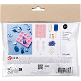 Creativ company mini hobby set bijoux, fleurs, différentes couleurs, 1 boîte