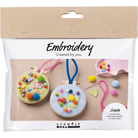 Creativ company mini hobby set broderie, fantaisie, 1 boîte