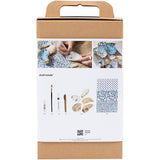 Creativ company hobby set découpage, coquilles d'huîtres, bleu, 1 boîte