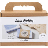Creativ company mini kit de fabrication de savon, carré, violet clair, 1 boîte