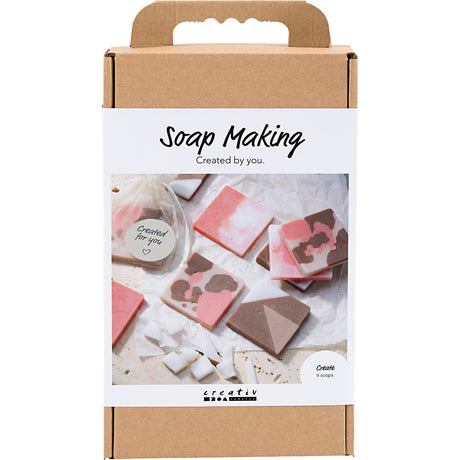 Creativ company kit de bricolage pour la fabrication de savon, carré, 1 boîte