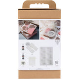 Creativ company kit de bricolage pour la fabrication de savon, carré, 1 boîte