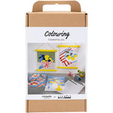 Creativ company – ensemble de couleurs, peinture par numéros, peinture acrylique, 1 boîte