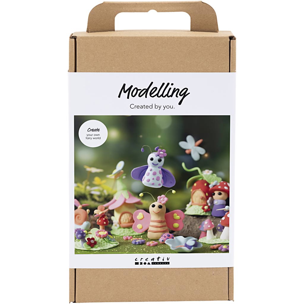 Creativ company hobby set elfe sculptant des couleurs pastel