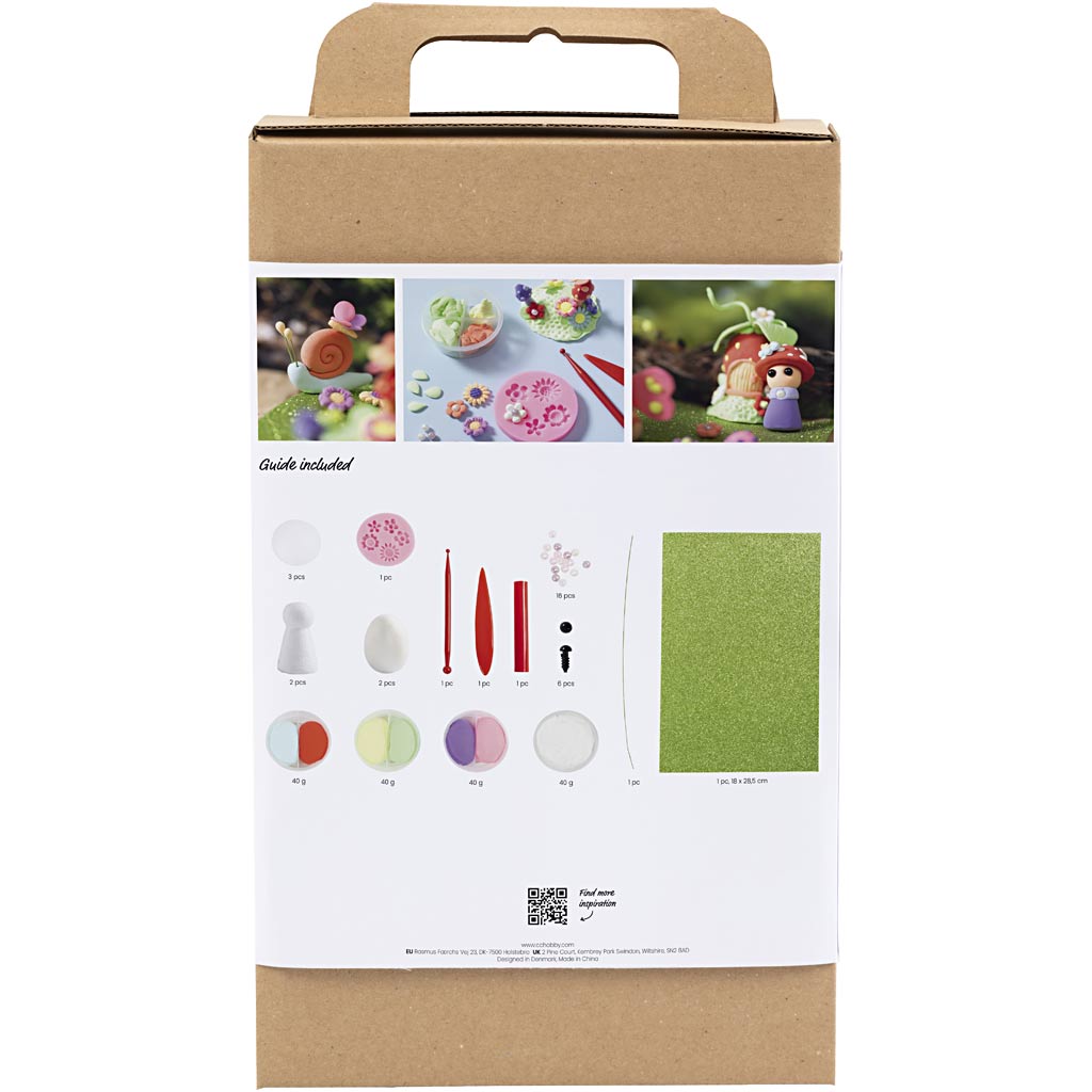 Creativ company hobby set elfe sculptant des couleurs pastel