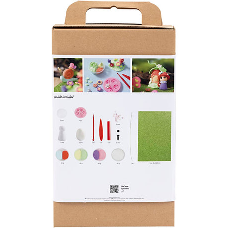Creativ company hobby set elfe sculptant des couleurs pastel