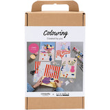 Creativ company hobby set couleurs, collage, 1 boîte