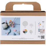 Creativ company mini hobby set robot modelage gris et rose