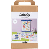 Creativ company hobby set couleurs, papillon et robot, couleurs gaies, 1 boîte