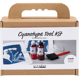 Boîte à outils Creativ company pour cyanotype, accessoires, bleu, 1 boîte