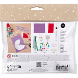 Creativ company mini kit de loisirs créatifs, nains de Noël, différentes couleurs, 1 boîte