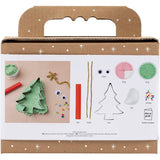 Creativ company mini kit de loisirs pour sculpter, monstre d'arbre de Noël, différentes couleurs, 1 boîte