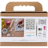 Creativ company mini kit de loisirs créatifs, photophores, rose, 1 boîte