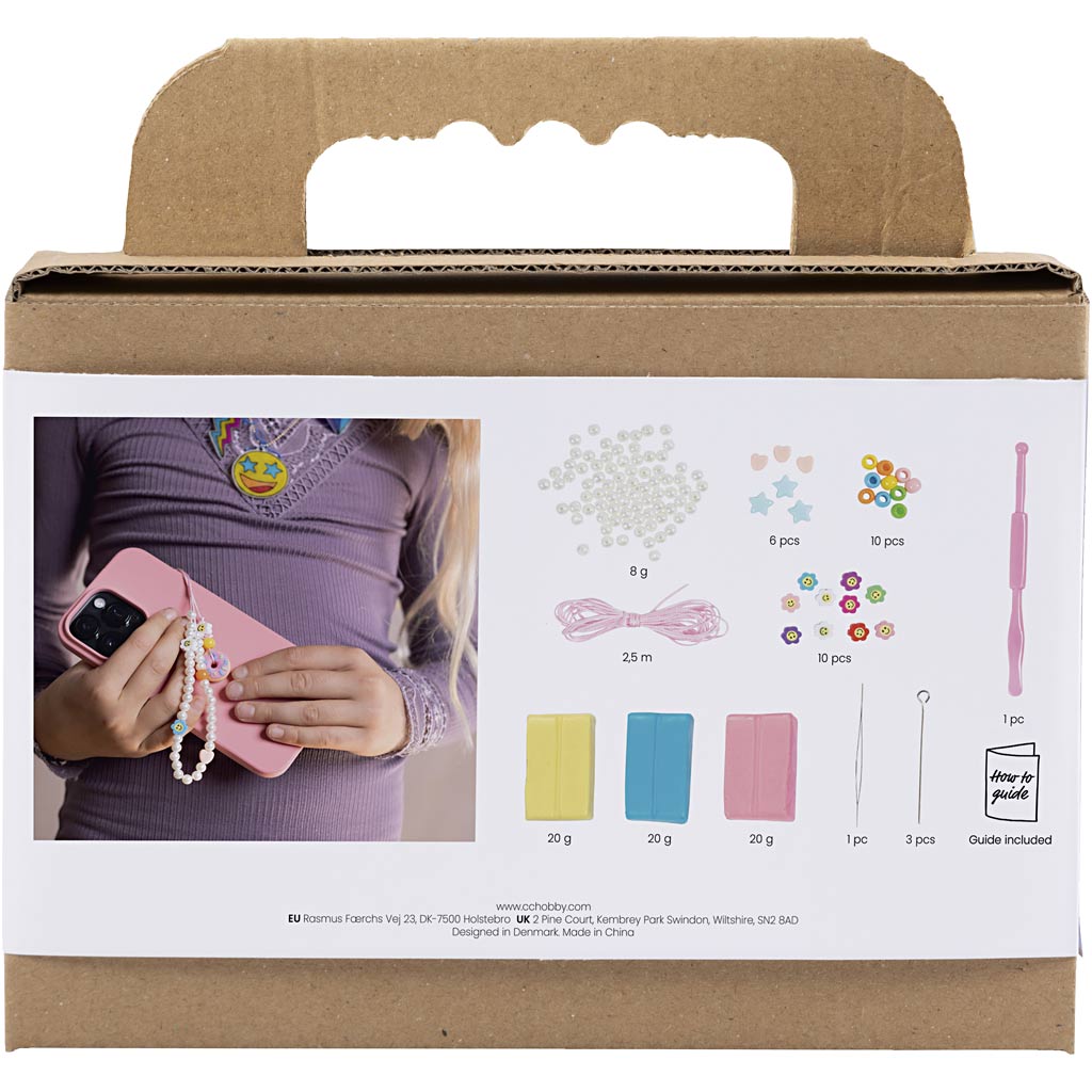 Creativ company mini kit de loisirs pour sculpture, breloque mobile, différentes couleurs, 1 boîte