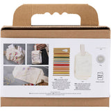 Creativ company mini hobby set broderie, trousse de maquillage, crème, 1 boîte