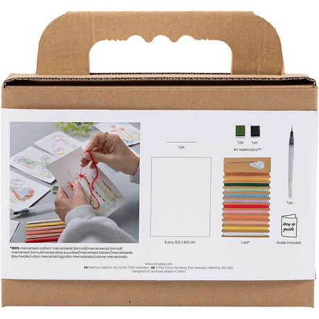 Société créative https : www.cchobby.nl mini-hobbyset-embroidery-paintings-with-embroidery-various-colors-1-box