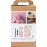 Creativ company hobby set amigurumi, caneton, rose clair, jaune clair, 1 boîte