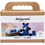 Creativ company hobby set amigurumi, raton laveur, noir, bleu, 1 boîte