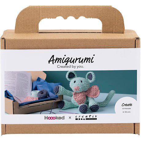 Creativ company hobby set amigurumi, souris, menthe, 1 boîte