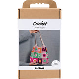 Creativ company kit de loisirs au crochet, sac, coloré, crème, 1 boîte