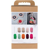 Creativ company kit de loisirs au crochet, sac, coloré, crème, 1 boîte