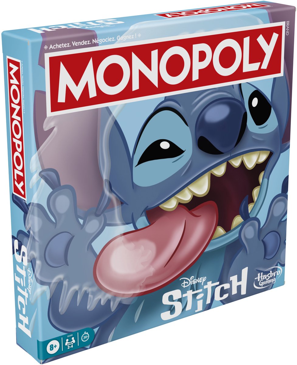 Monopoly Disney Stitch - jeu de société - Français