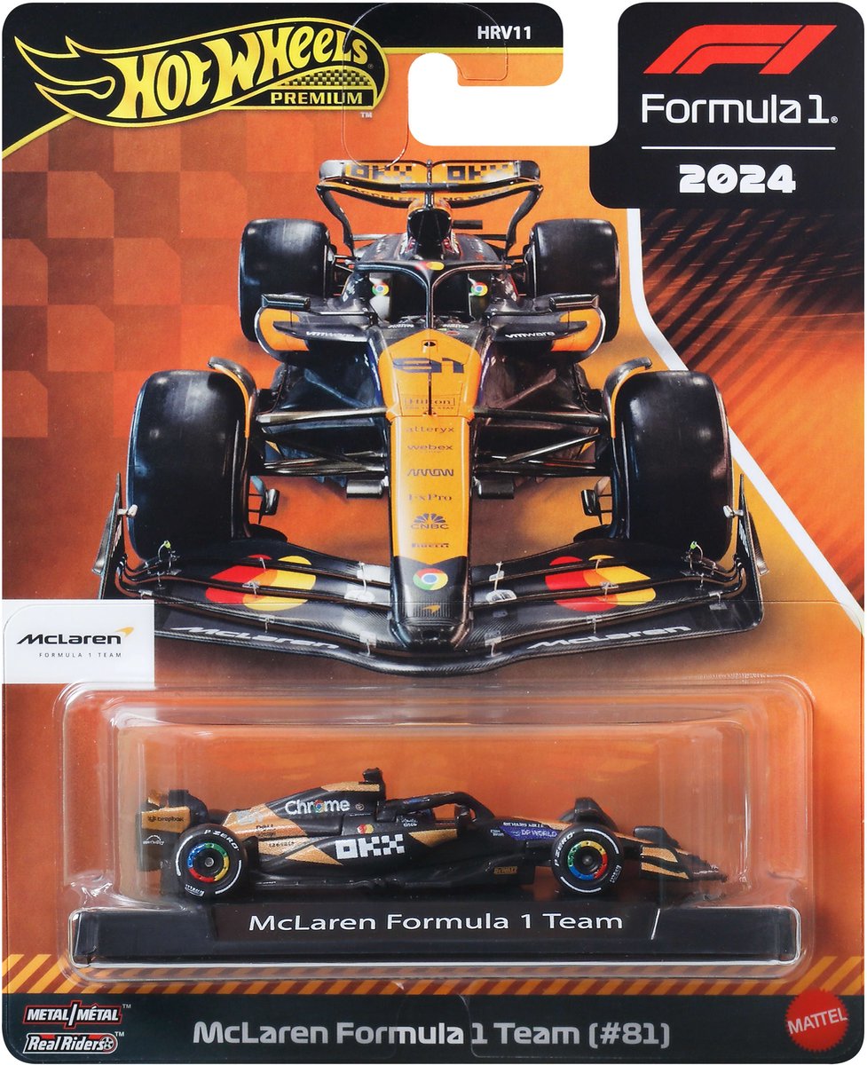 Hot Wheels F1 McLaren Lando Norris | 2 pièces