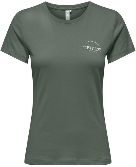 Only play cava life t-shirt de fitness pour femme 15370927-laurel - couleur vert - taille xs