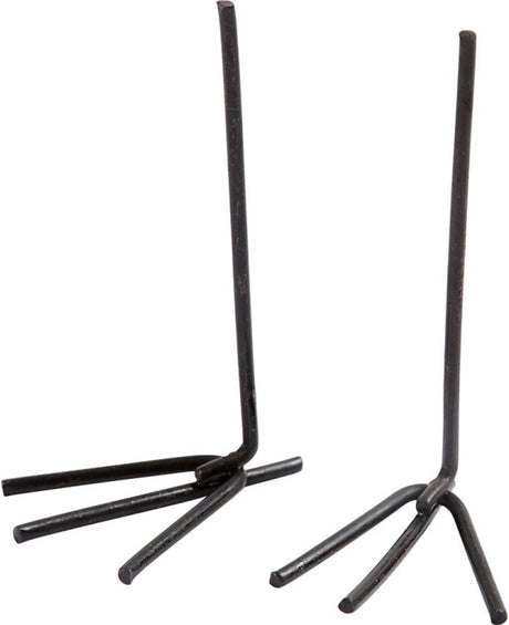 Société créative https: www.ccobby.nl pattes de poulet-h-5-cm-w-2-cm-black-10-pair-1-box