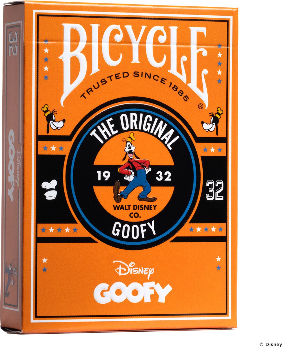 Bicycle Disney Classic Dingo - Cartes à jouer premium - Poker - Objets de collection - Créatifs