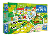 Livre et puzzle à la ferme
