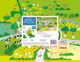 Livre et puzzle à la ferme