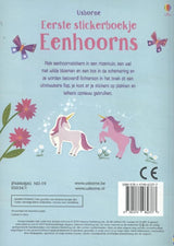 Premier livre d'autocollants de Central Book House - Licornes