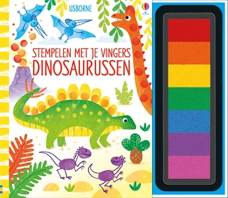 Tamponner avec vos doigts - dinosaures