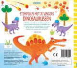 Tamponner avec vos doigts - dinosaures