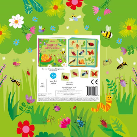 Bingo mémoire Usborne - insectes