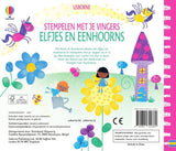 Tamponner avec vos doigts - elfes et licornes