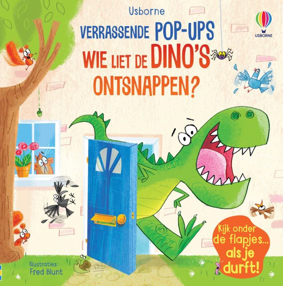 Qui a laissé les dinos s'échapper? Livre pop-up