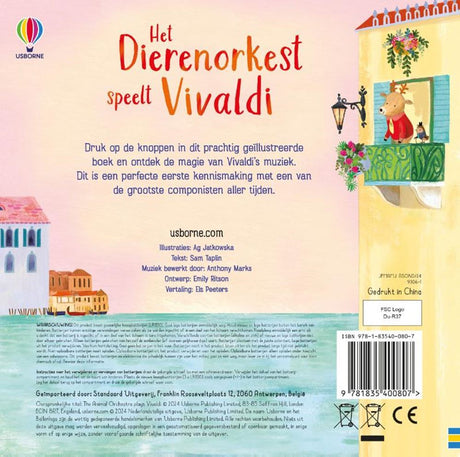 Usborne l'orchestre des animaux joue Vivaldi